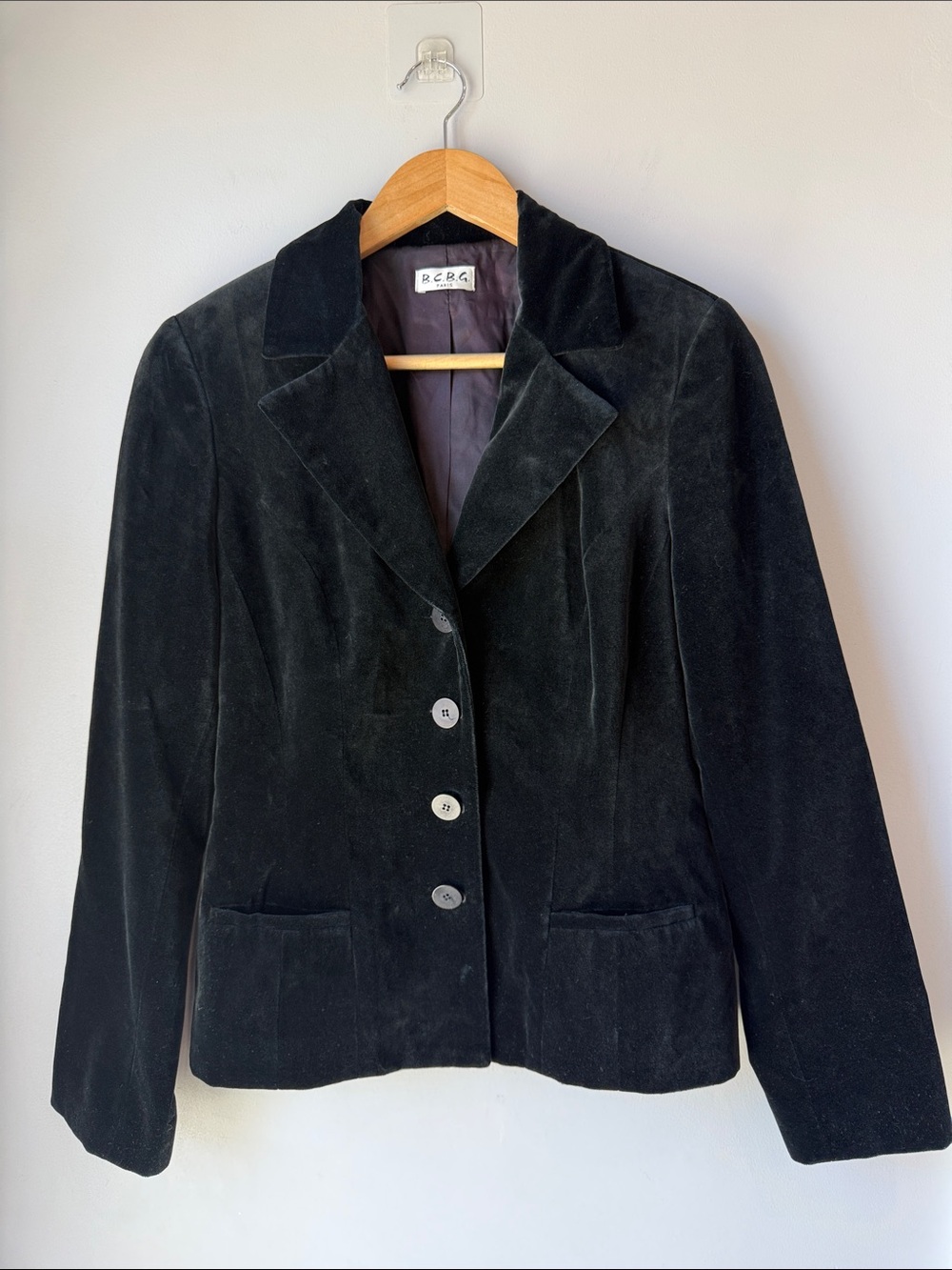 Vintage BCBG Paris Velvet Jacket Blazer